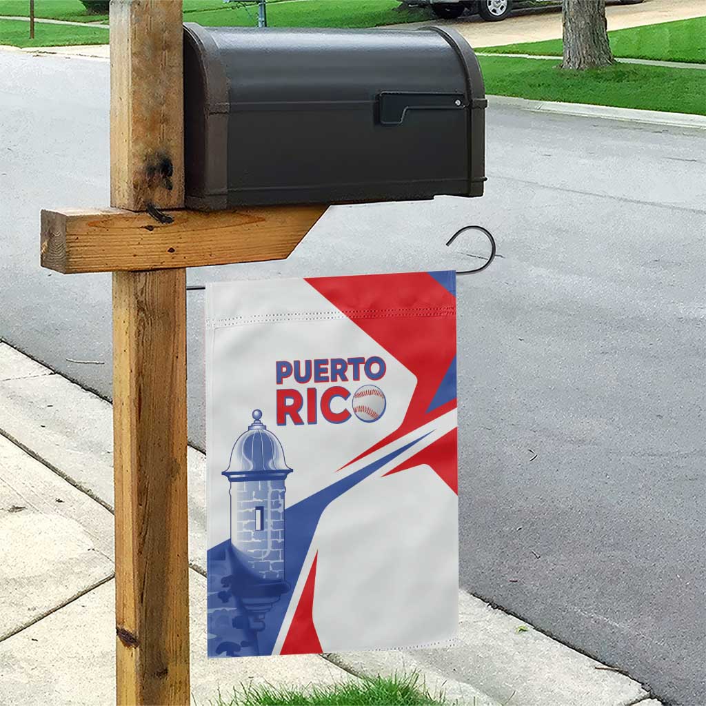 Puerto Rico Baseball Garden Flag El Morro Sporty Style
