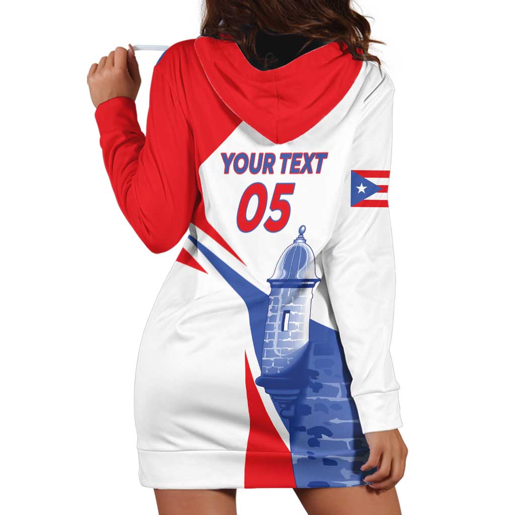 Puerto Rico Baseball Custom Hoodie Dress El Morro Sporty Style