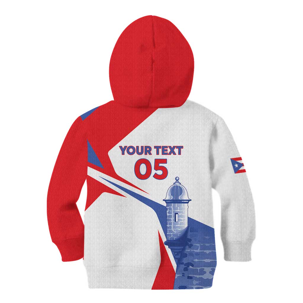 Puerto Rico Baseball Custom Kid Hoodie El Morro Sporty Style