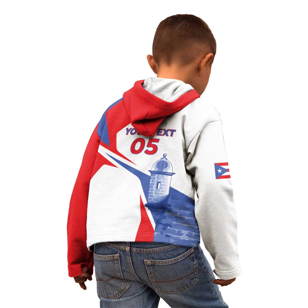 Puerto Rico Baseball Custom Kid Hoodie El Morro Sporty Style