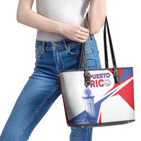 Puerto Rico Baseball Leather Tote Bag El Morro Sporty Style