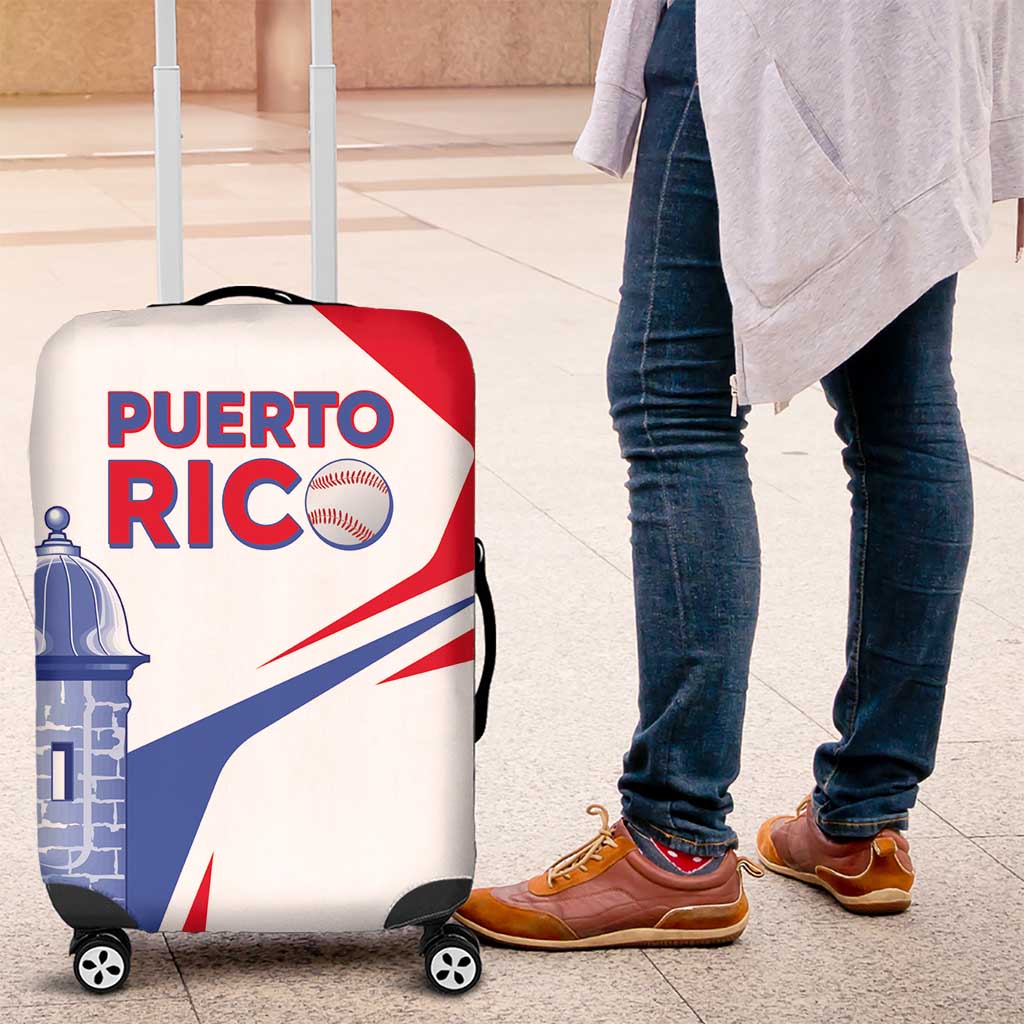 Puerto Rico Baseball Luggage Cover El Morro Sporty Style