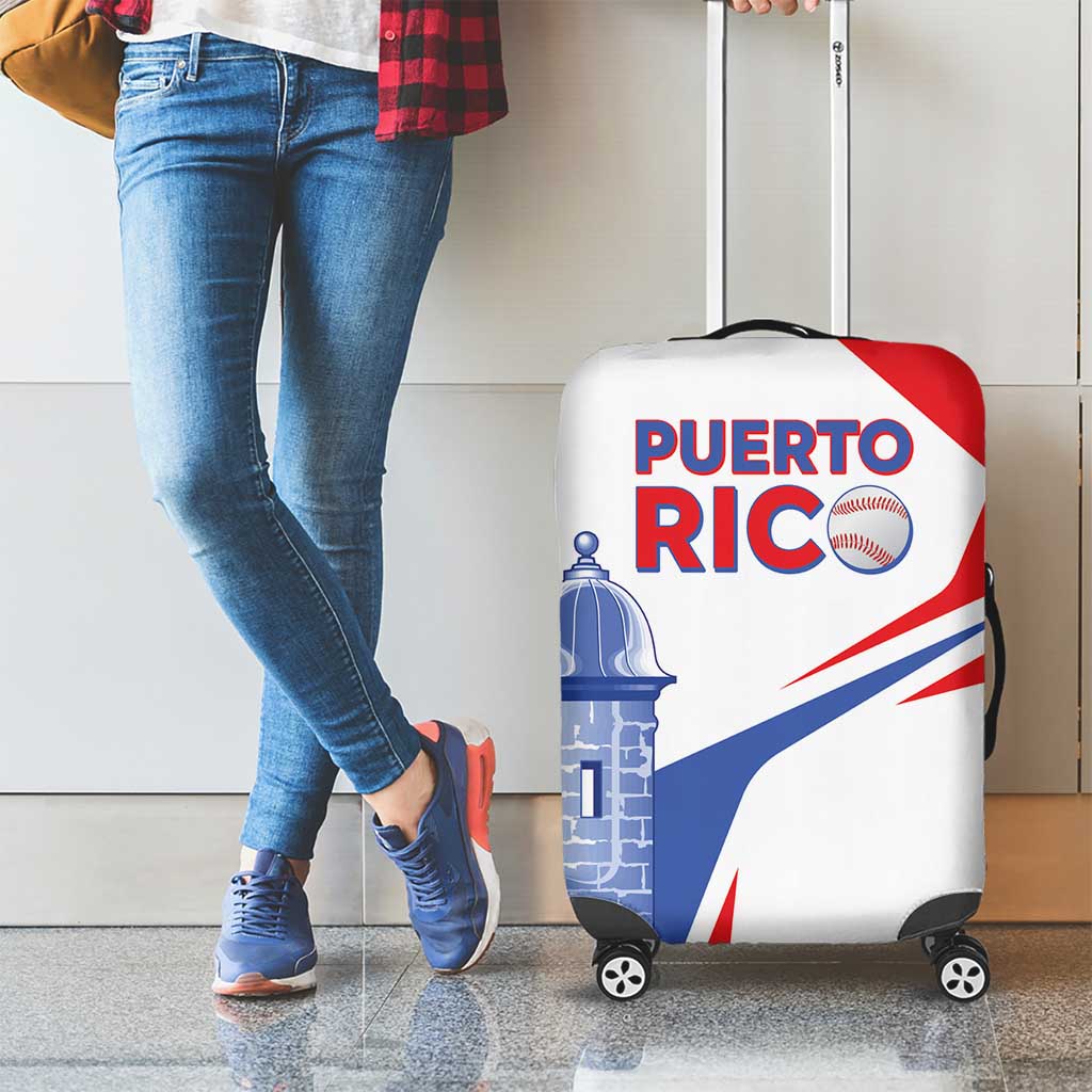 Puerto Rico Baseball Luggage Cover El Morro Sporty Style