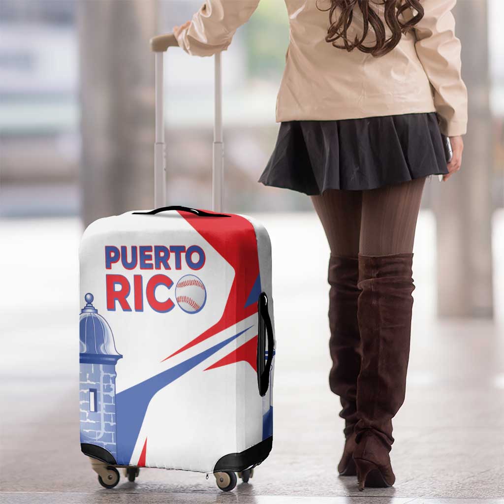 Puerto Rico Baseball Luggage Cover El Morro Sporty Style