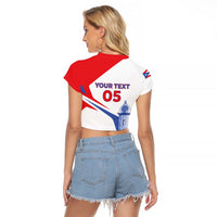 Puerto Rico Baseball Custom Raglan Cropped T Shirt El Morro Sporty Style
