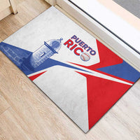 Puerto Rico Baseball Rubber Doormat El Morro Sporty Style