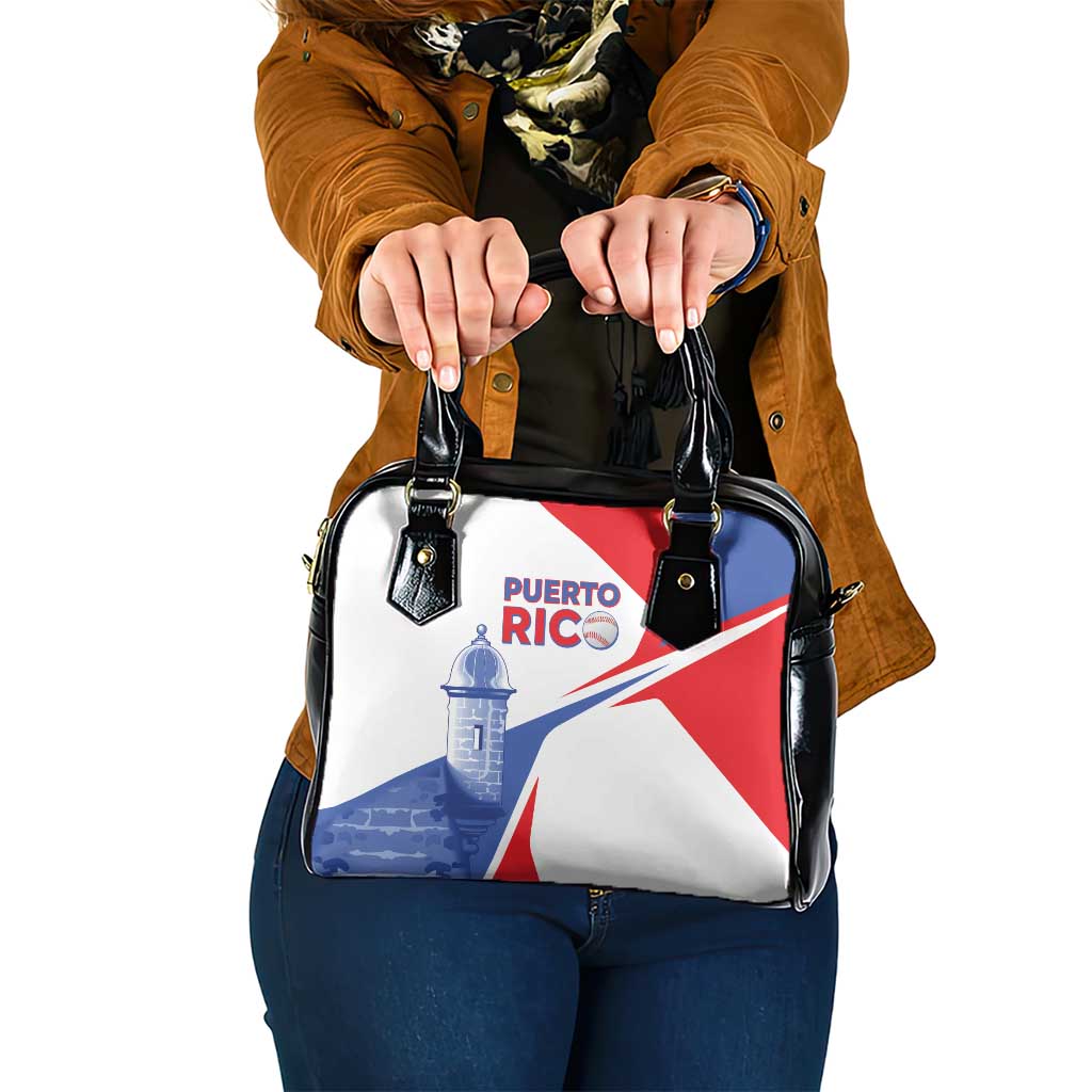 Puerto Rico Baseball Shoulder Handbag El Morro Sporty Style