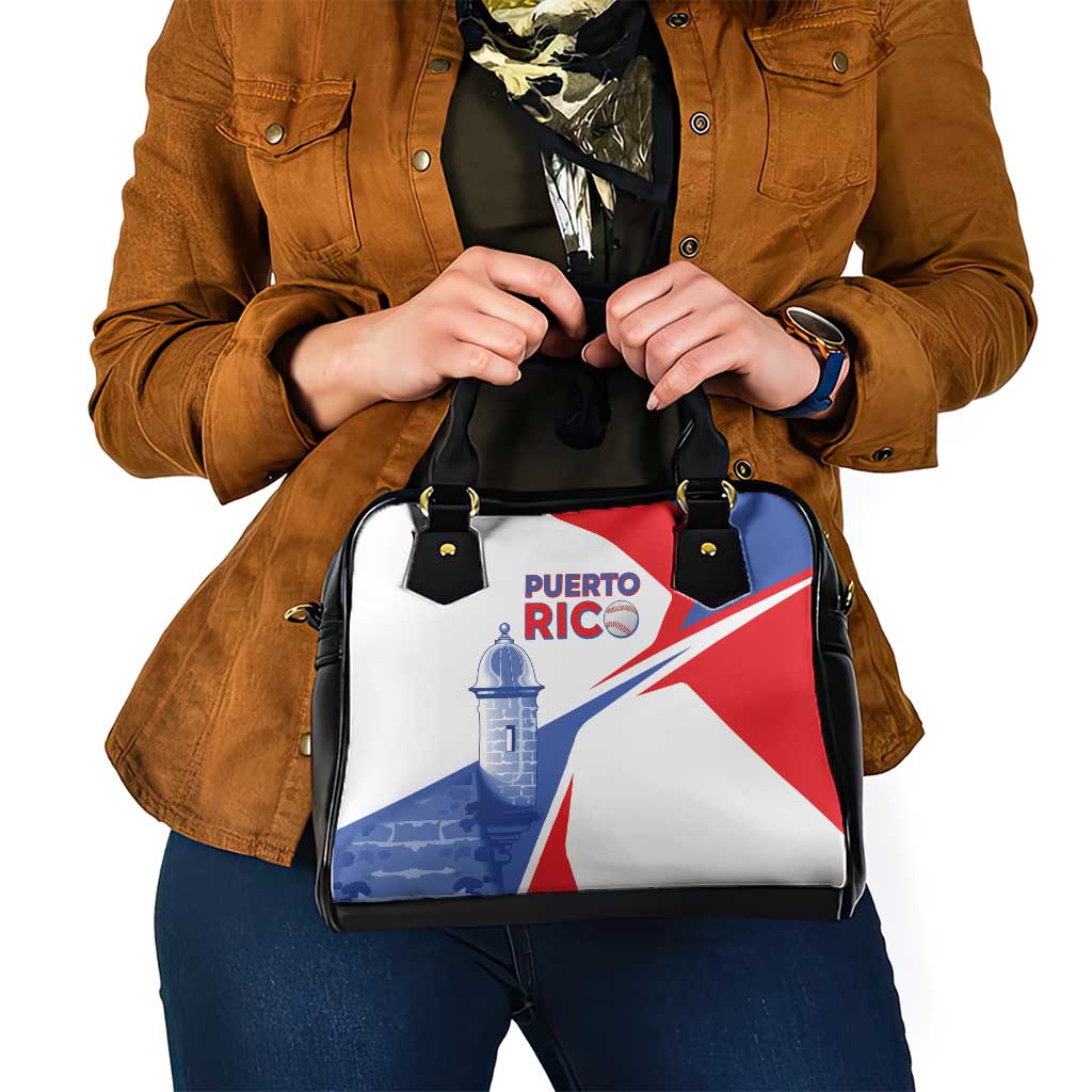 Puerto Rico Baseball Shoulder Handbag El Morro Sporty Style