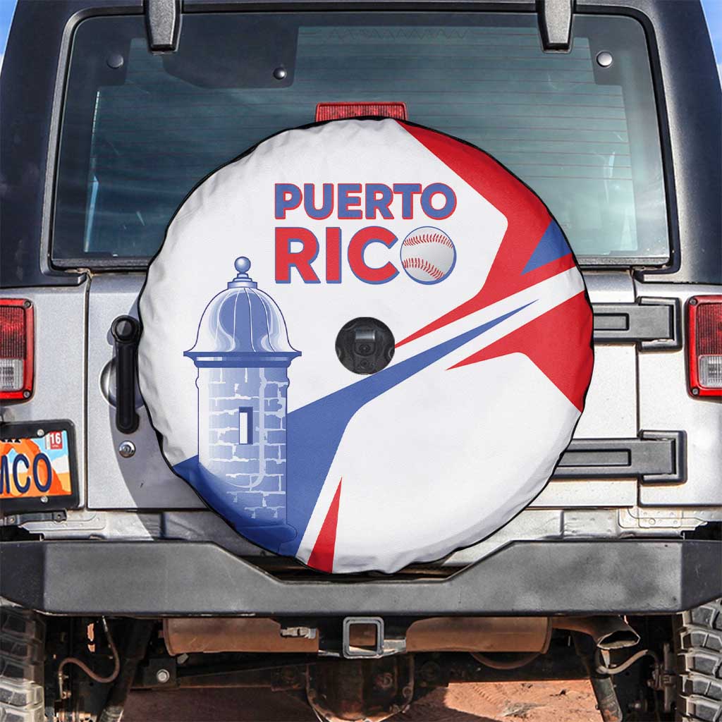 Puerto Rico Baseball Spare Tire Cover El Morro Sporty Style