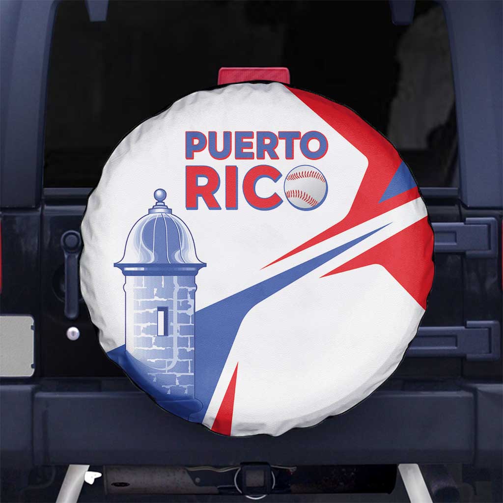 Puerto Rico Baseball Spare Tire Cover El Morro Sporty Style