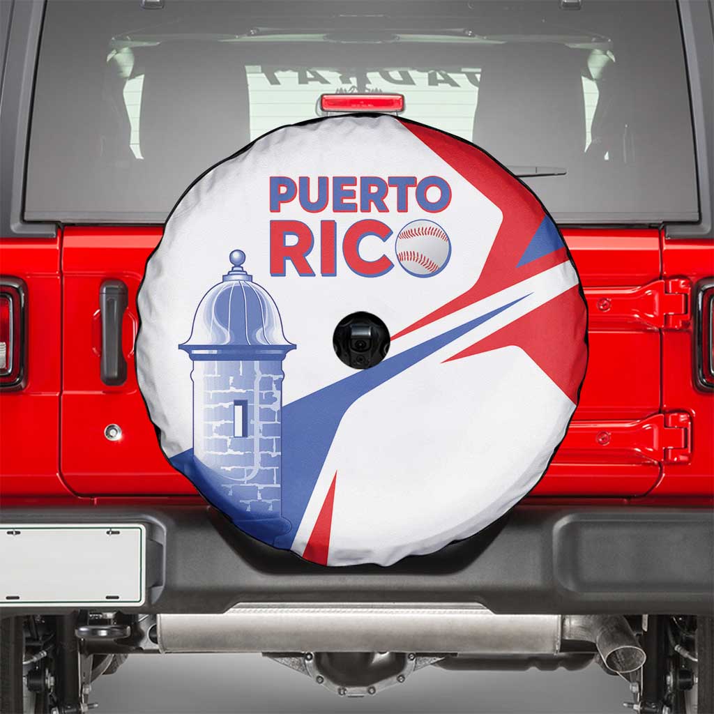 Puerto Rico Baseball Spare Tire Cover El Morro Sporty Style