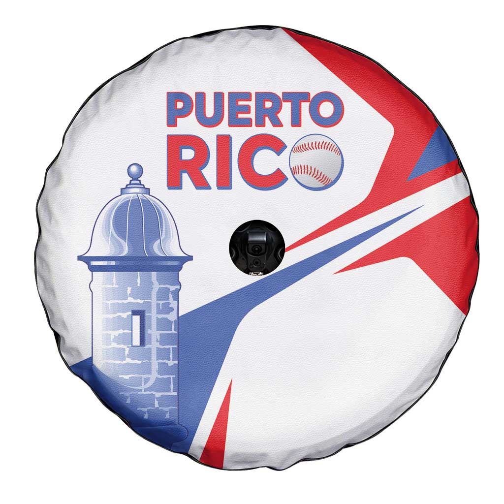 Puerto Rico Baseball Spare Tire Cover El Morro Sporty Style