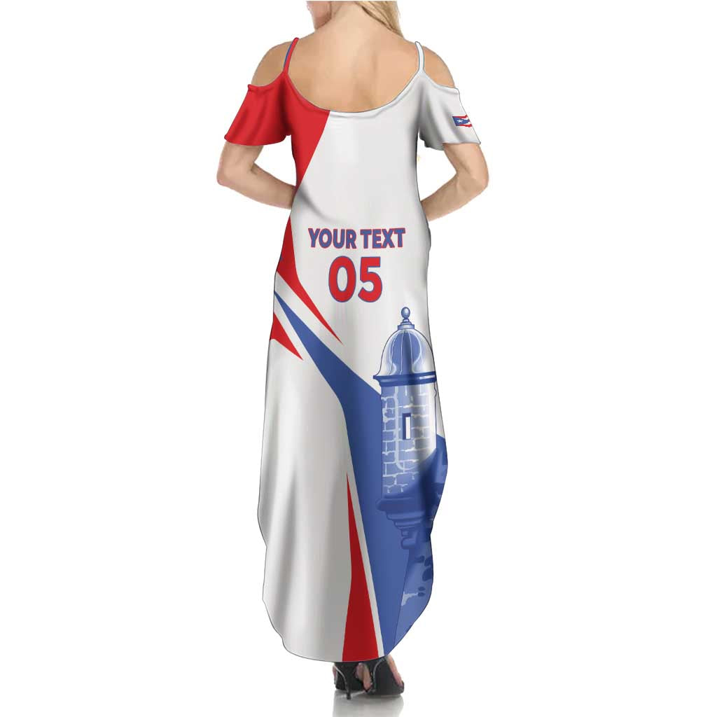 Puerto Rico Baseball Custom Summer Maxi Dress El Morro Sporty Style
