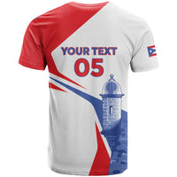Puerto Rico Baseball Custom T Shirt El Morro Sporty Style