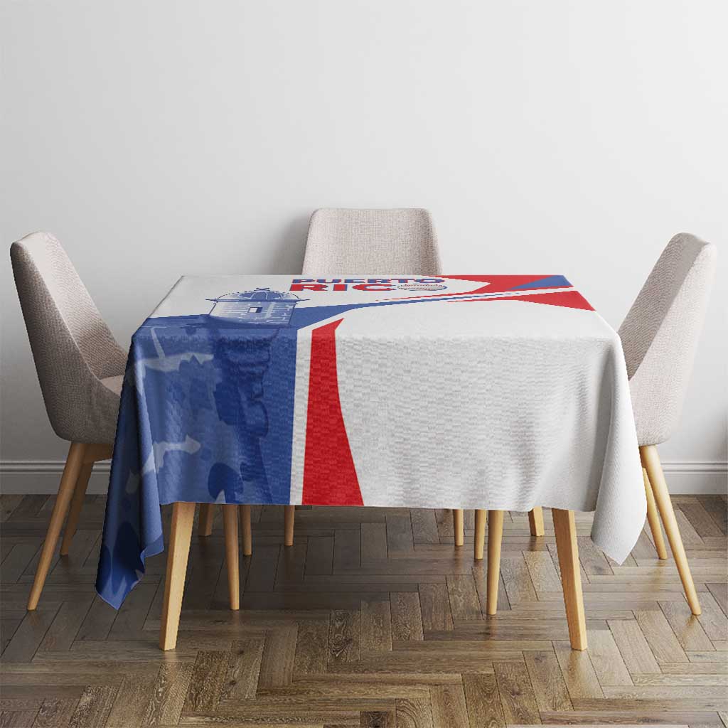 Puerto Rico Baseball Tablecloth El Morro Sporty Style