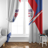 Puerto Rico Baseball Window Curtain El Morro Sporty Style