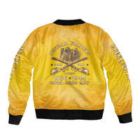 Honor Buffalo Soldiers Bomber Jacket African American Cavalry Yellow Version - Wonder Print Shop