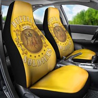 Honor Buffalo Soldiers Car Seat Cover African American Cavalry Yellow Version - Wonder Print Shop