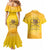 Honor Buffalo Soldiers Couples Matching Mermaid Dress and Hawaiian Shirt African American Cavalry Yellow Version - Wonder Print Shop
