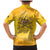 Honor Buffalo Soldiers Family Matching Mermaid Dress and Hawaiian Shirt African American Cavalry Yellow Version - Wonder Print Shop