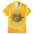 Honor Buffalo Soldiers Family Matching Mermaid Dress and Hawaiian Shirt African American Cavalry Yellow Version - Wonder Print Shop