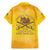 Honor Buffalo Soldiers Family Matching Mermaid Dress and Hawaiian Shirt African American Cavalry Yellow Version - Wonder Print Shop