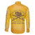 Honor Buffalo Soldiers Family Matching Off The Shoulder Long Sleeve Dress and Hawaiian Shirt African American Cavalry Yellow Version - Wonder Print Shop