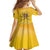 Honor Buffalo Soldiers Family Matching Off Shoulder Maxi Dress and Hawaiian Shirt African American Cavalry Yellow Version - Wonder Print Shop