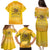 Honor Buffalo Soldiers Family Matching Puletasi and Hawaiian Shirt African American Cavalry Yellow Version - Wonder Print Shop