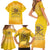 Honor Buffalo Soldiers Family Matching Short Sleeve Bodycon Dress and Hawaiian Shirt African American Cavalry Yellow Version - Wonder Print Shop