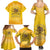 Honor Buffalo Soldiers Family Matching Summer Maxi Dress and Hawaiian Shirt African American Cavalry Yellow Version - Wonder Print Shop