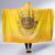 Honor Buffalo Soldiers Hooded Blanket African American Cavalry Yellow Version - Wonder Print Shop