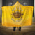 Honor Buffalo Soldiers Hooded Blanket African American Cavalry Yellow Version - Wonder Print Shop