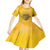 Honor Buffalo Soldiers Kid Short Sleeve Dress African American Cavalry Yellow Version - Wonder Print Shop