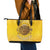Honor Buffalo Soldiers Leather Tote Bag African American Cavalry Yellow Version - Wonder Print Shop