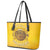 Honor Buffalo Soldiers Leather Tote Bag African American Cavalry Yellow Version - Wonder Print Shop