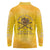 Honor Buffalo Soldiers Long Sleeve Polo Shirt African American Cavalry Yellow Version - Wonder Print Shop