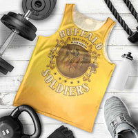 Honor Buffalo Soldiers Men Tank Top African American Cavalry Yellow Version - Wonder Print Shop