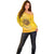 Honor Buffalo Soldiers Off Shoulder Sweater African American Cavalry Yellow Version - Wonder Print Shop