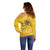 Honor Buffalo Soldiers Off Shoulder Sweater African American Cavalry Yellow Version - Wonder Print Shop