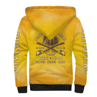 Honor Buffalo Soldiers Sherpa Hoodie African American Cavalry Yellow Version - Wonder Print Shop