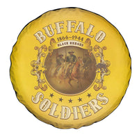 Honor Buffalo Soldiers Spare Tire Cover African American Cavalry Yellow Version - Wonder Print Shop