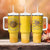 Honor Buffalo Soldiers Tumbler With Handle African American Cavalry Yellow Version - Wonder Print Shop