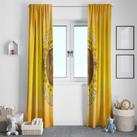 Honor Buffalo Soldiers Window Curtain African American Cavalry Yellow Version - Wonder Print Shop