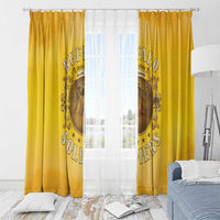 Honor Buffalo Soldiers Window Curtain African American Cavalry Yellow Version - Wonder Print Shop