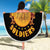 Honor Buffalo Soldiers Beach Blanket African American Cavalry Black Version - Wonder Print Shop