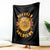 Honor Buffalo Soldiers Blanket African American Cavalry Black Version - Wonder Print Shop