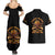 Honor Buffalo Soldiers Couples Matching Summer Maxi Dress and Hawaiian Shirt African American Cavalry Black Version - Wonder Print Shop