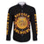 Honor Buffalo Soldiers Family Matching Long Sleeve Bodycon Dress and Hawaiian Shirt African American Cavalry Black Version - Wonder Print Shop