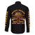 Honor Buffalo Soldiers Family Matching Long Sleeve Bodycon Dress and Hawaiian Shirt African American Cavalry Black Version - Wonder Print Shop